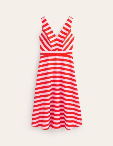 Woman Midi Dress in Pink at Boden GOOFASH