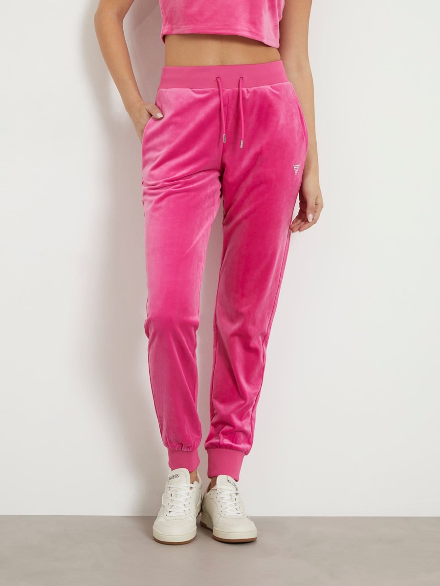 Woman Pink Sweatpants by Guess GOOFASH