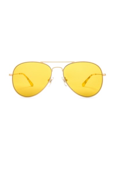 Woman Sunglasses in Yellow Revolve - Diff Eyewear GOOFASH