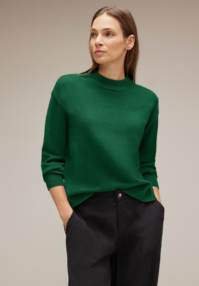 Woman Sweater Green Street One GOOFASH