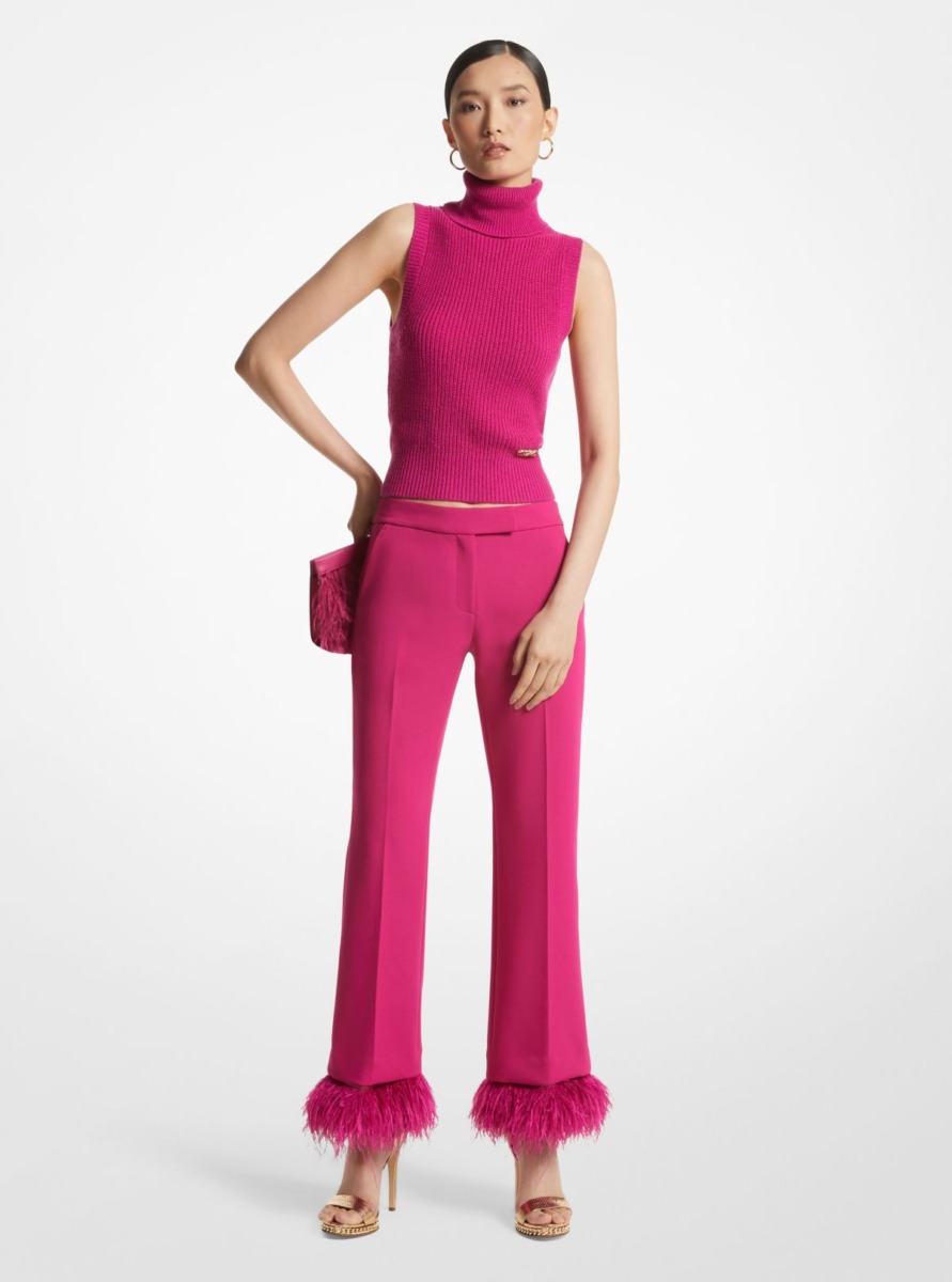 Woman Trousers Pink - Michael Kors GOOFASH