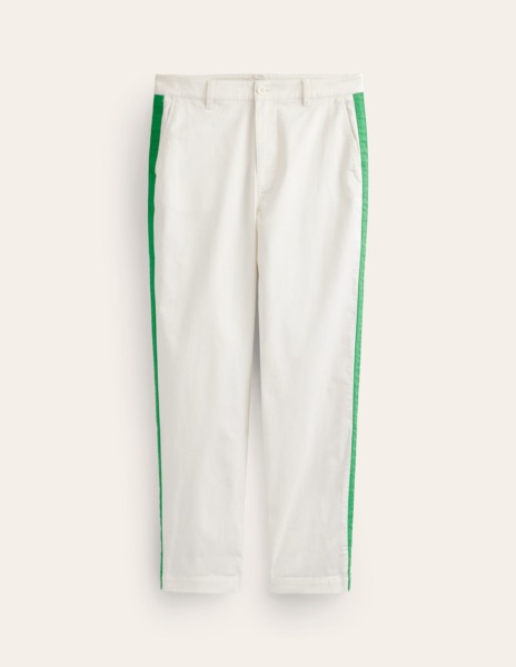 Woman Trousers in Ivory - Boden GOOFASH