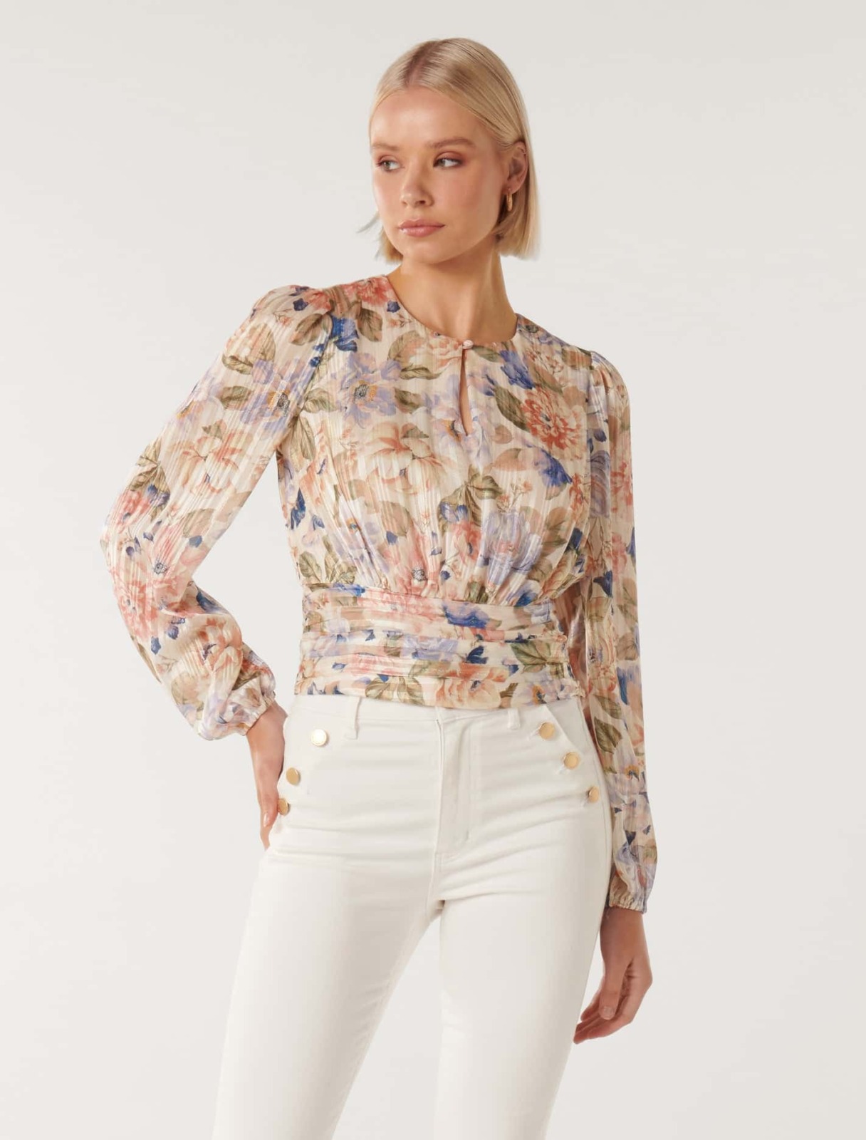 Women Blouse Blue at Ever New GOOFASH