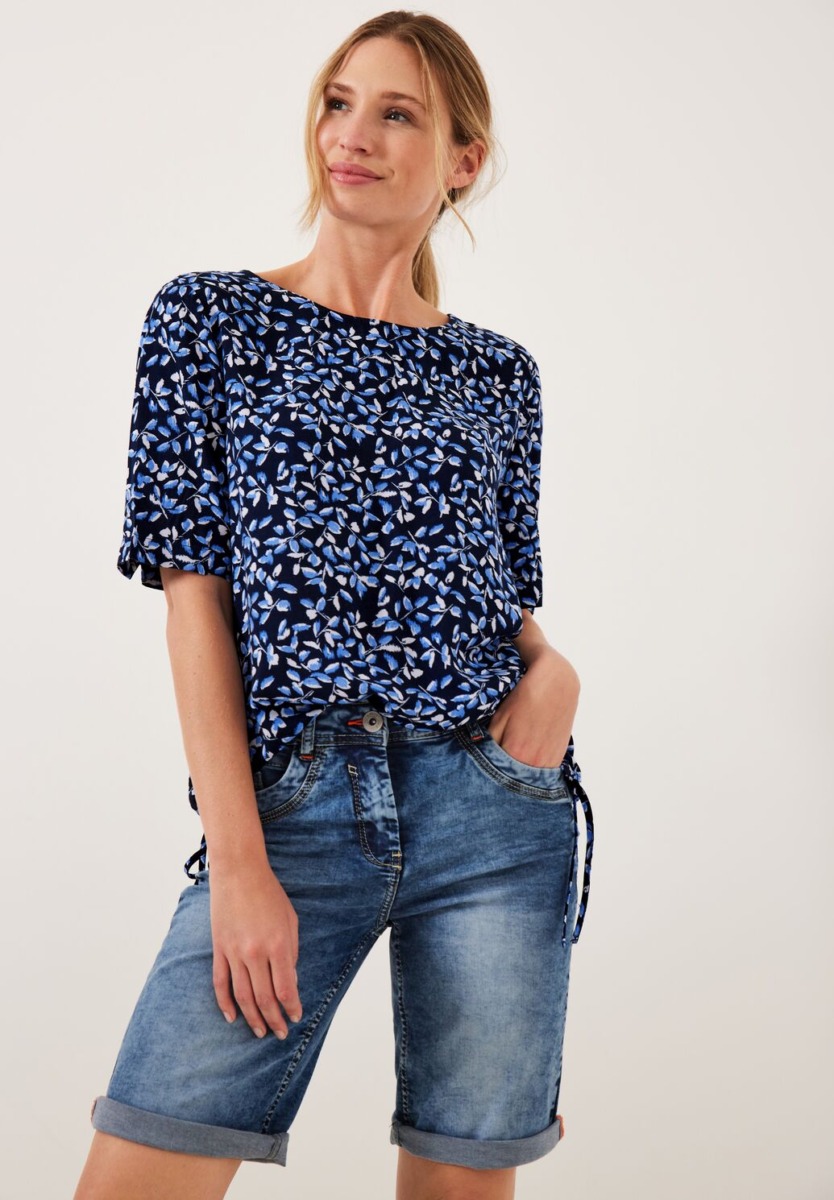 Women Blouse in Blue Cecil GOOFASH