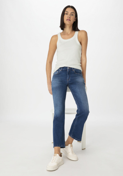 Women Blue Slim Jeans - Hessnatur GOOFASH