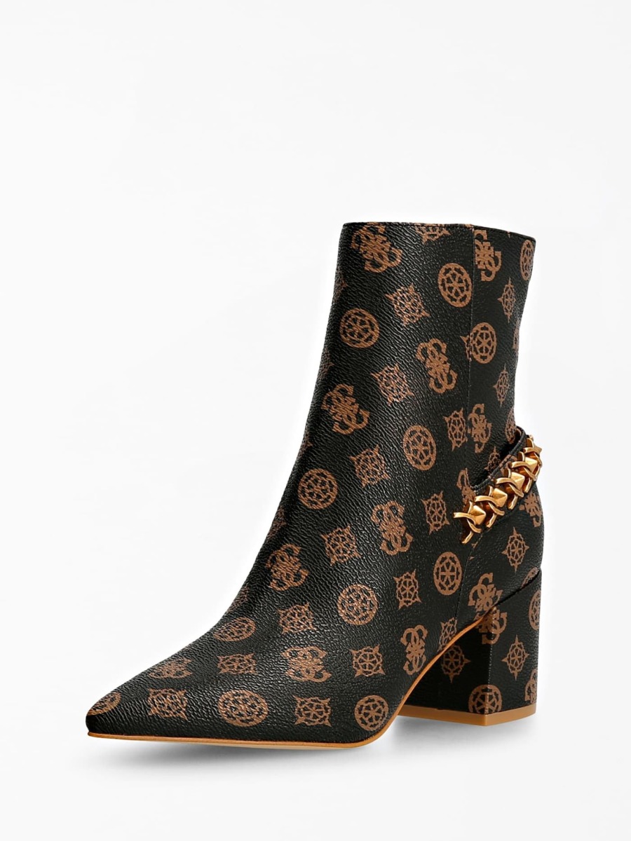 Women Boots Brown by Guess GOOFASH