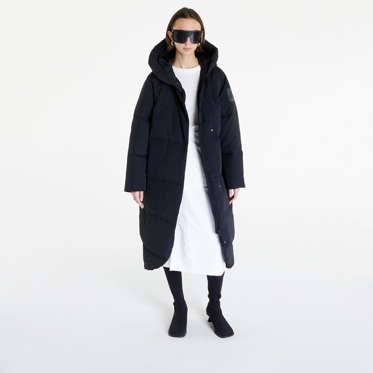 Women Down Coat Black - Adidas - Footshop GOOFASH