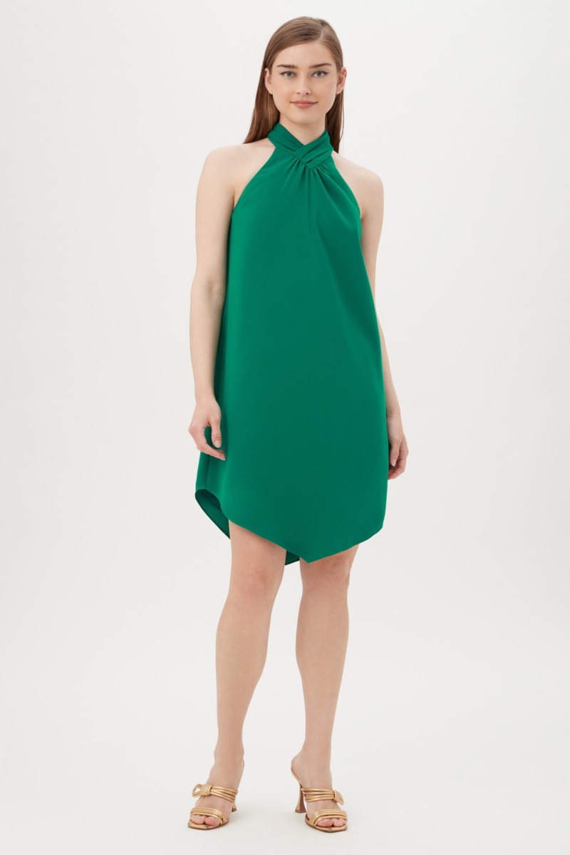 Women Green Dress - Trina Turk GOOFASH