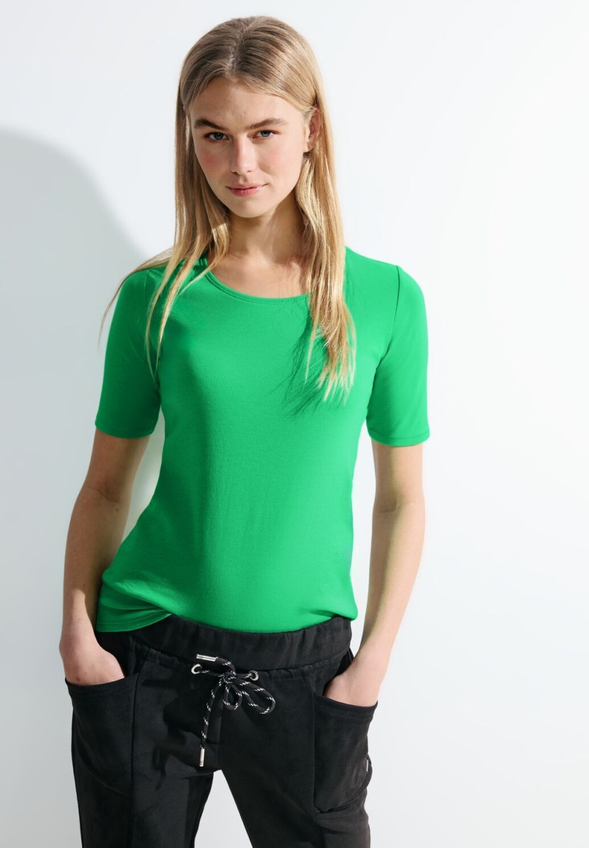Women Green T-Shirt by Cecil GOOFASH