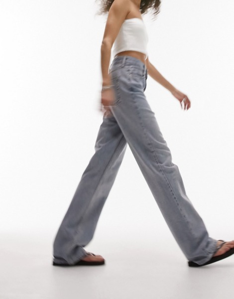 Women Jeans in Blue Topshop - Asos GOOFASH