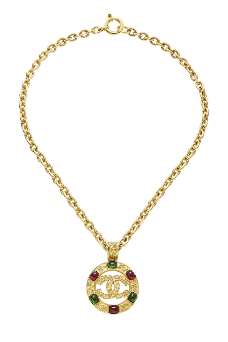 Women Necklace Gold WGACA - Chanel GOOFASH