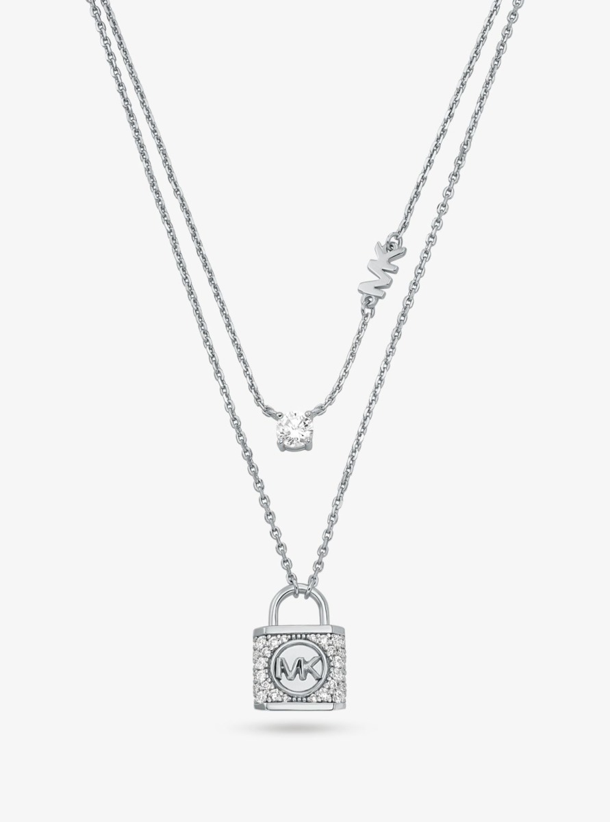 Women Necklace in Silver Michael Kors GOOFASH