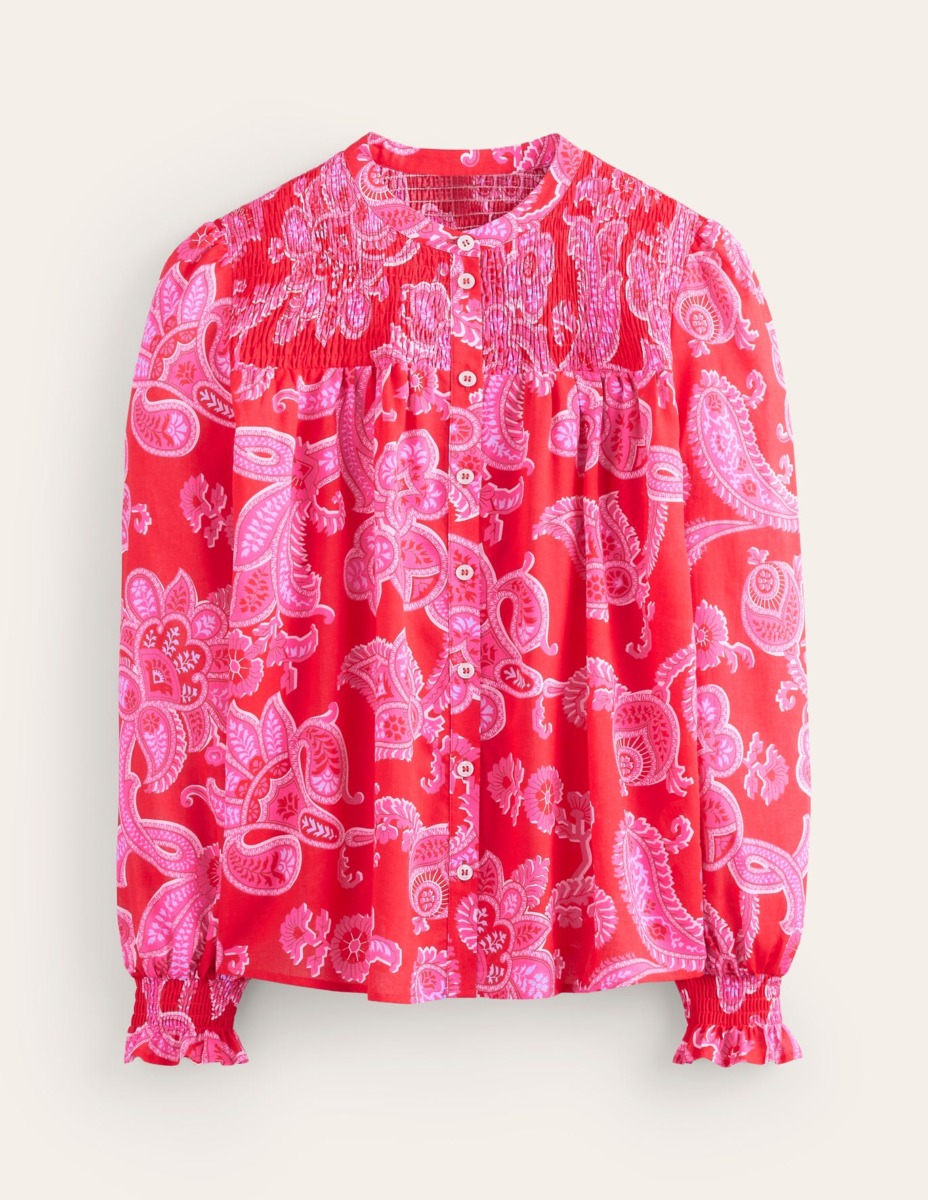 Women Red Blouse at Boden GOOFASH