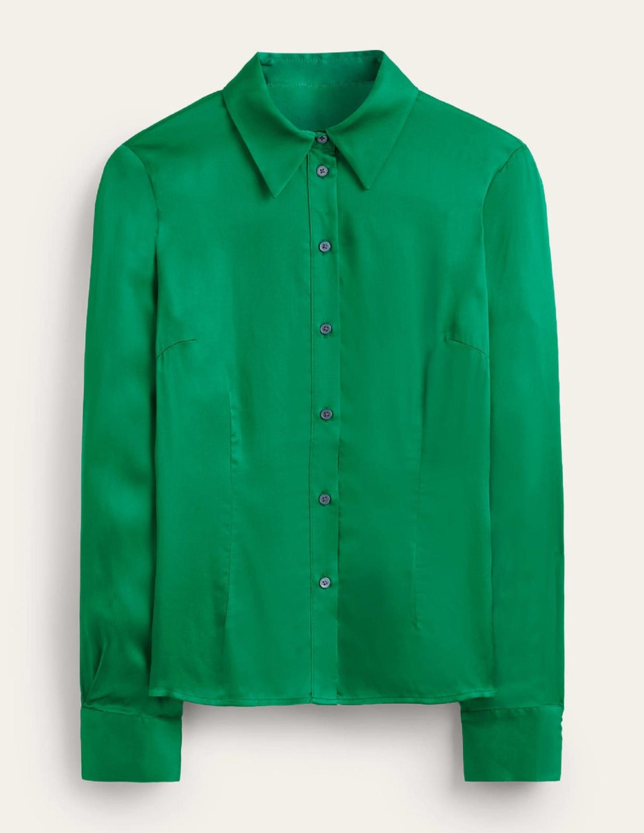 Women Shirt - Green - Boden GOOFASH