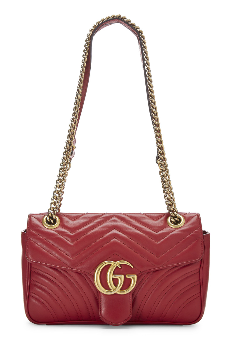 Women Shoulder Bag Red WGACA Gucci GOOFASH