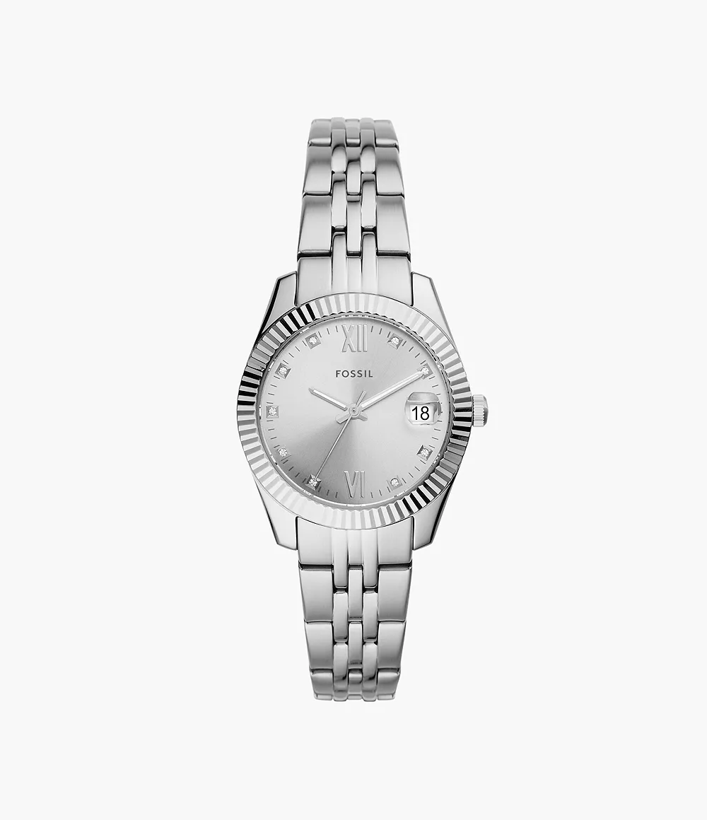 Women Silver Watch from Fossil GOOFASH