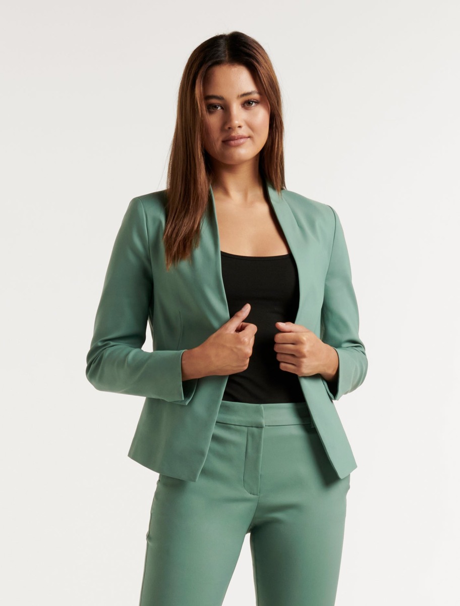 Women Suit Green Ever New GOOFASH