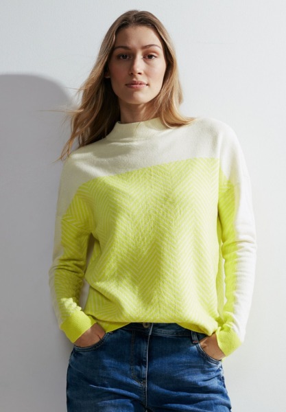 Women Sweater - Yellow - Cecil GOOFASH