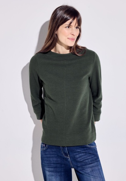 Women Sweatshirt Green Cecil GOOFASH