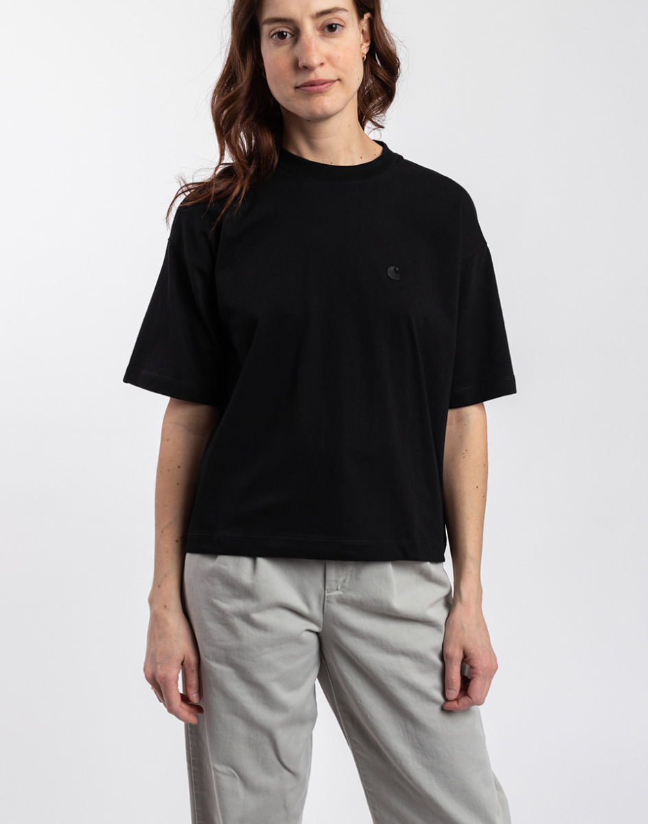 Women T-Shirt Black - Freshlabels GOOFASH
