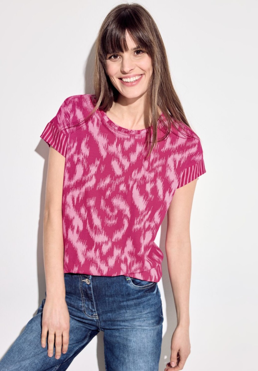 Women T-Shirt - Pink - Cecil GOOFASH