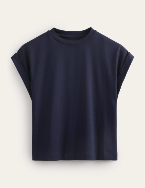 Women T-Shirt in Blue Boden GOOFASH