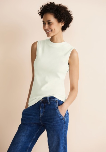 Women Top in White from Street One GOOFASH