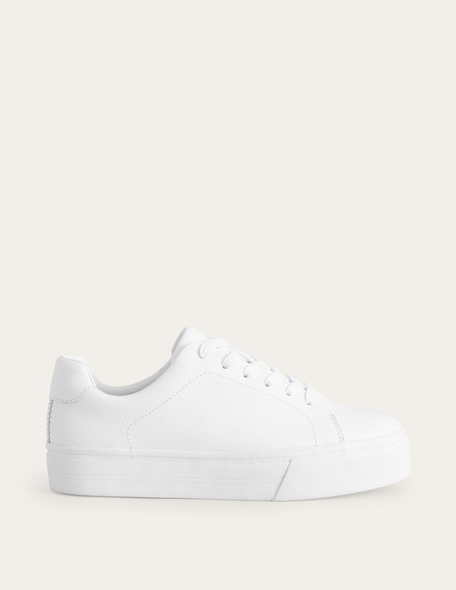 Women Trainers in White at Boden GOOFASH