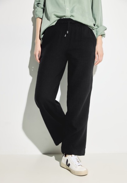 Women Trousers Black at Cecil GOOFASH