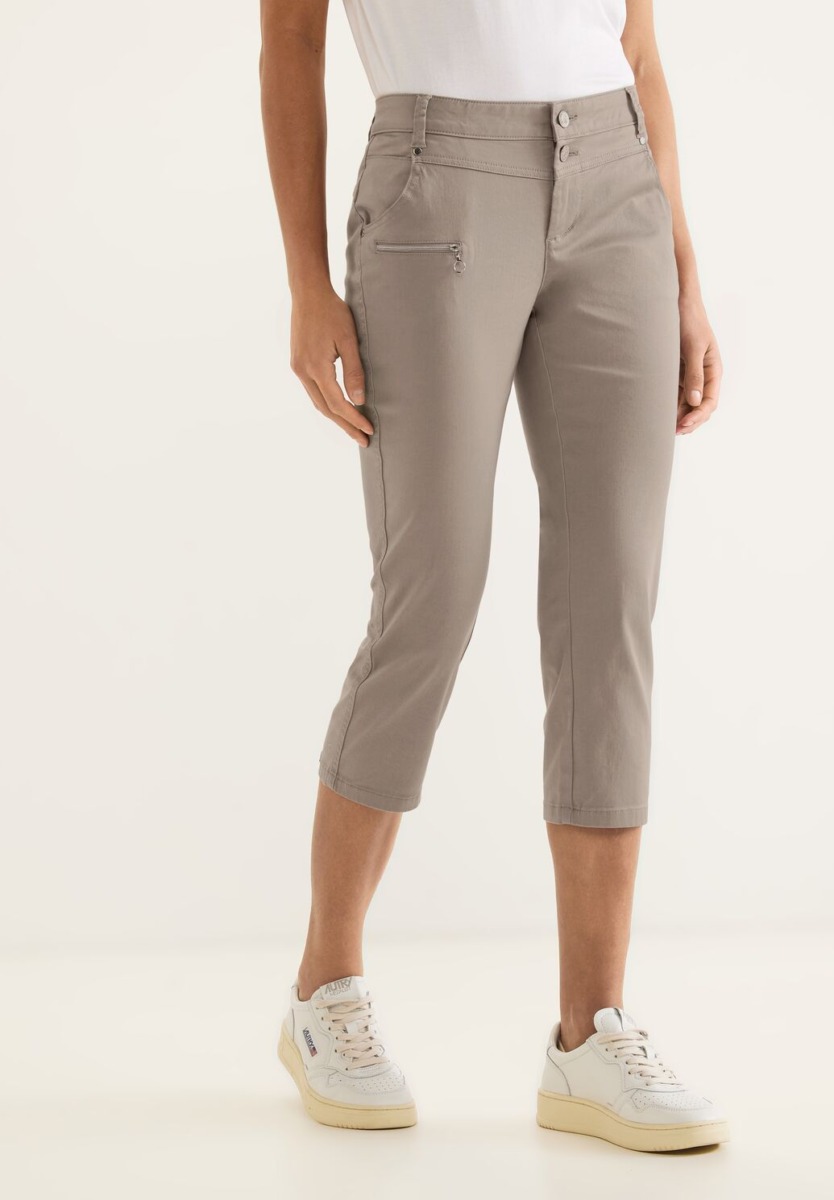 Women Trousers Brown from Street One GOOFASH