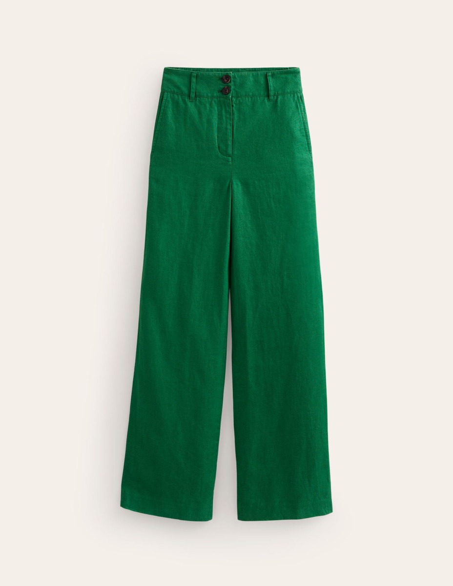 Women Trousers - Green - Boden GOOFASH