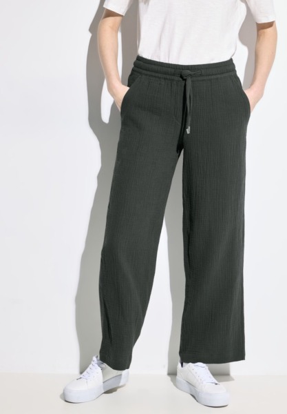Women Trousers Green from Cecil GOOFASH