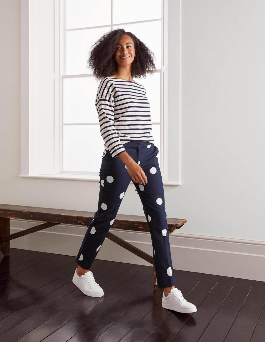 Women Trousers in Dots from Boden GOOFASH