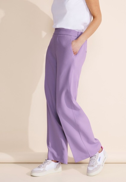 Women Trousers in Purple Street One GOOFASH