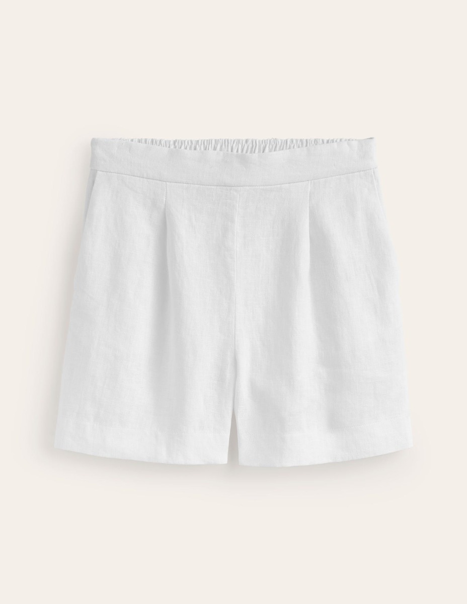 Women White Shorts - Boden GOOFASH