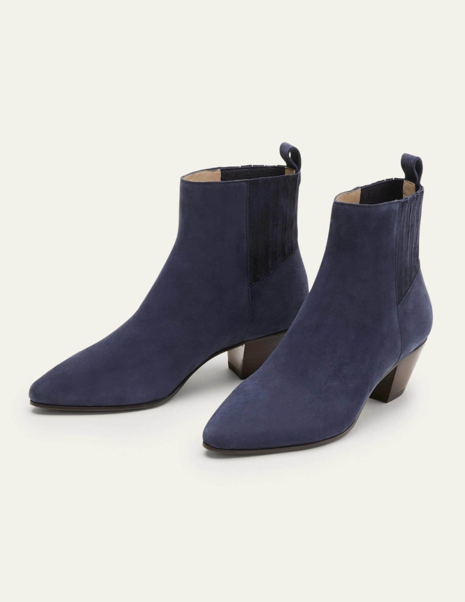 Womens Ankle Boots in Blue - Boden GOOFASH