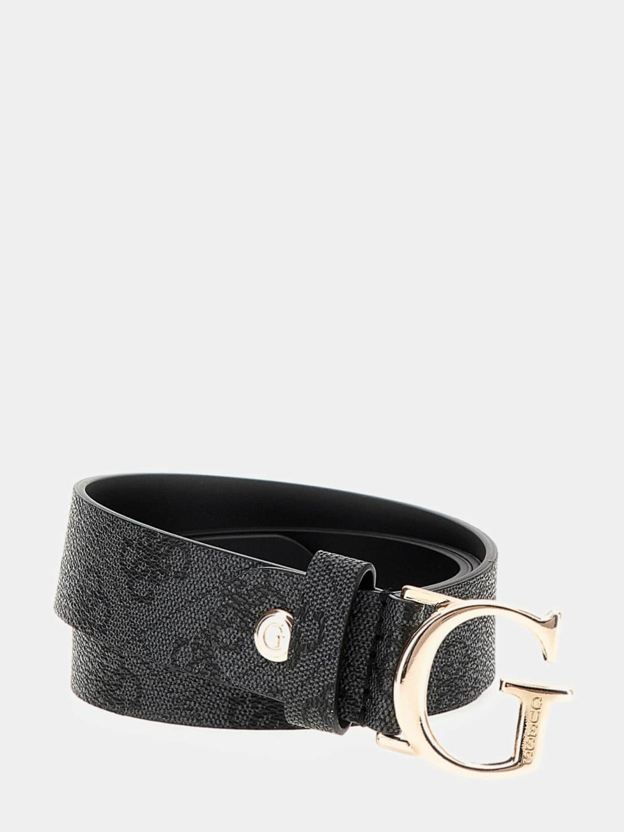 Women's Belt in Black at Guess GOOFASH