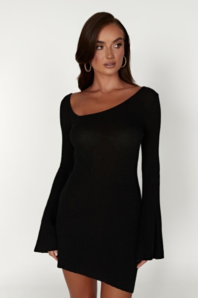 Womens Black Mini Dress from Meshki GOOFASH