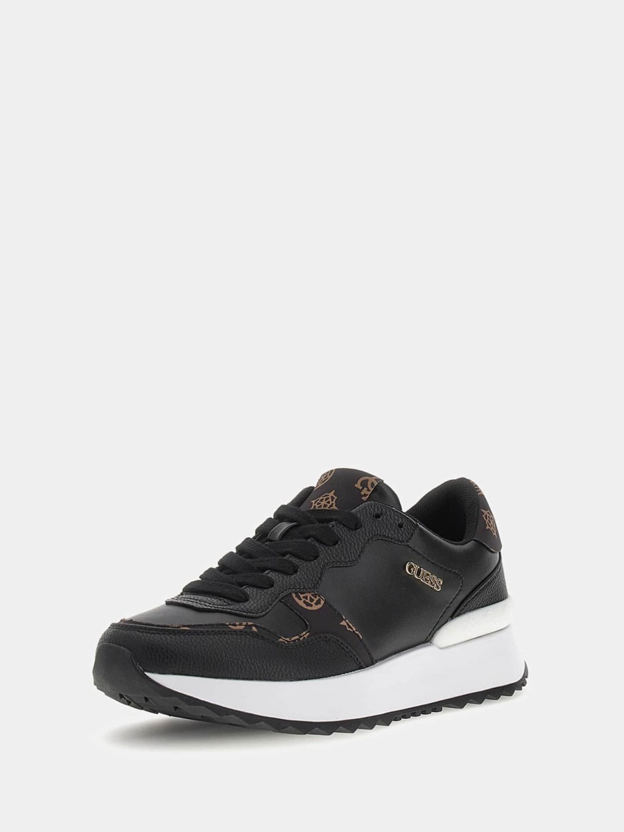 Women's Black Running Shoes from Guess GOOFASH
