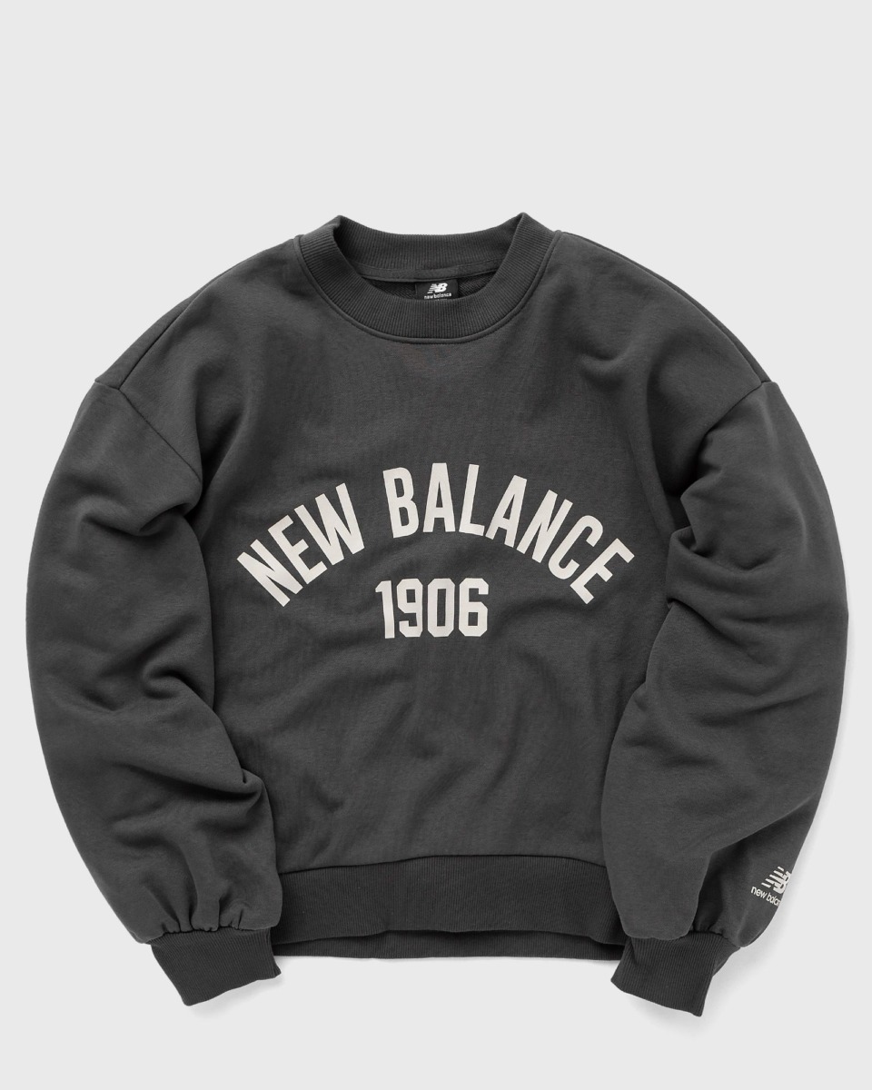 Women's Black Sweatshirt Bstn New Balance GOOFASH