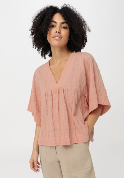 Womens Blouse in Beige from Hessnatur GOOFASH