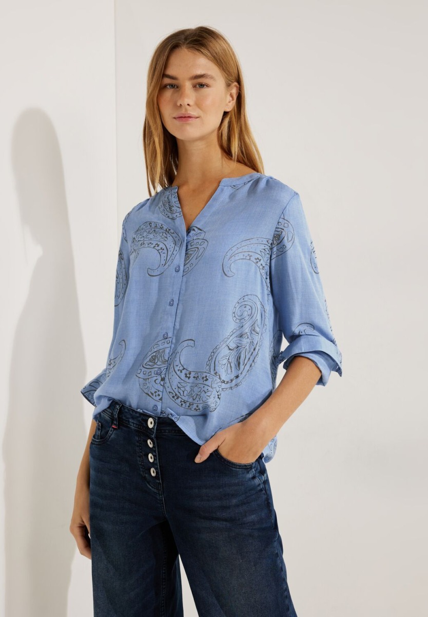 Womens Blouse in Blue - Cecil GOOFASH