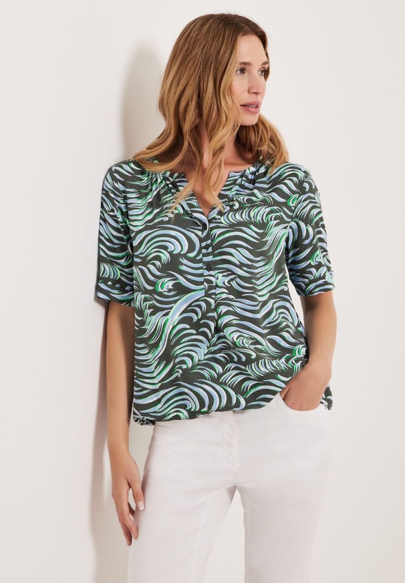 Women's Blouse in Green - Cecil GOOFASH