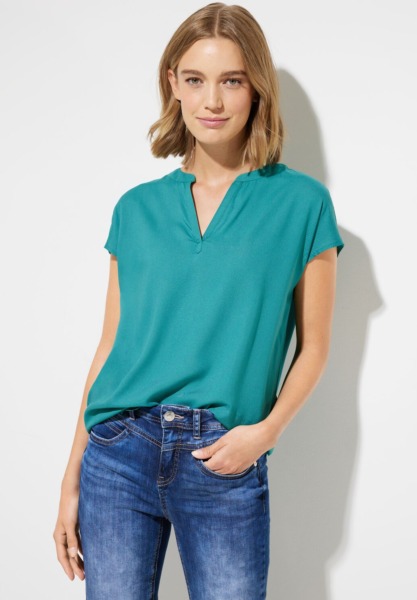 Womens Blouse in Green Street One GOOFASH