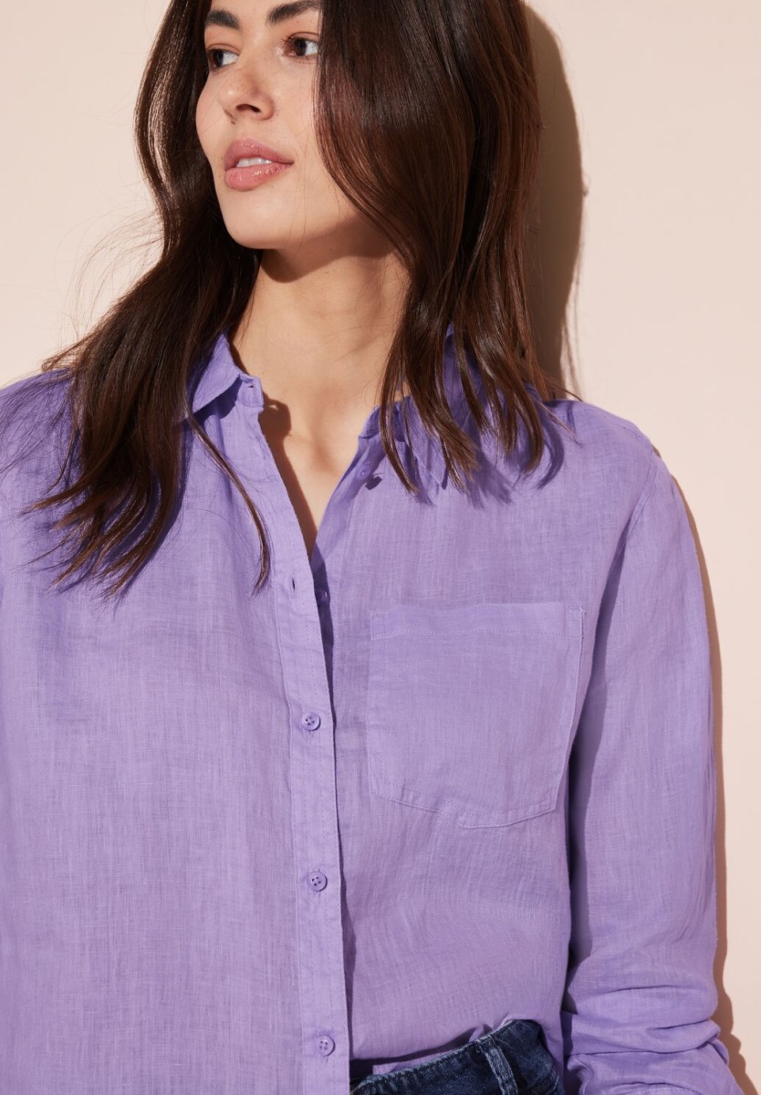 Womens Blouse in Purple from Street One GOOFASH
