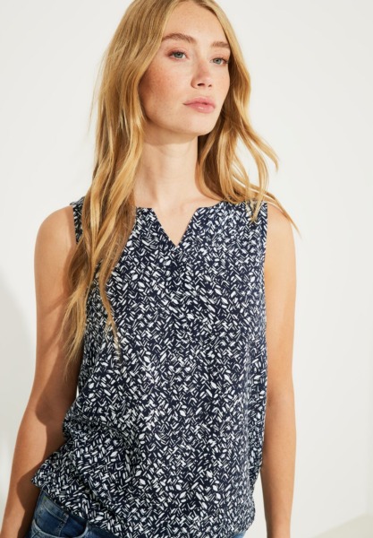 Women's Blue Blouse Top from Cecil GOOFASH