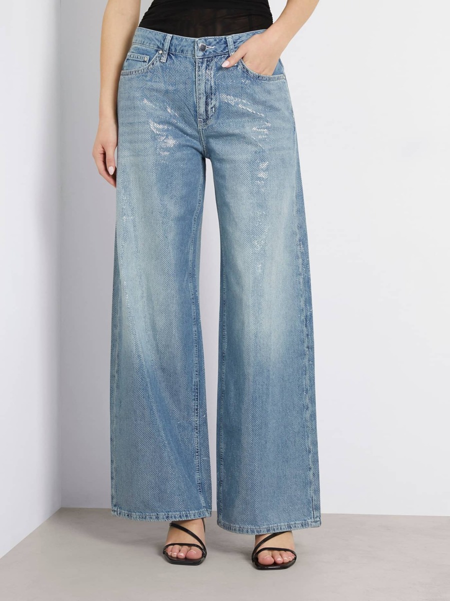 Womens Blue Jeans by Guess GOOFASH