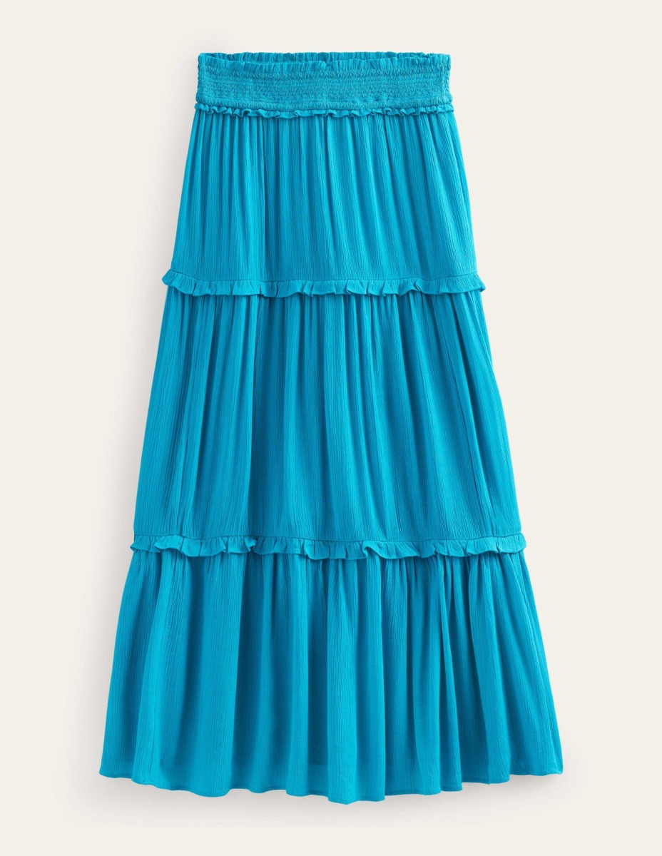 Women's Blue Skirt Boden GOOFASH