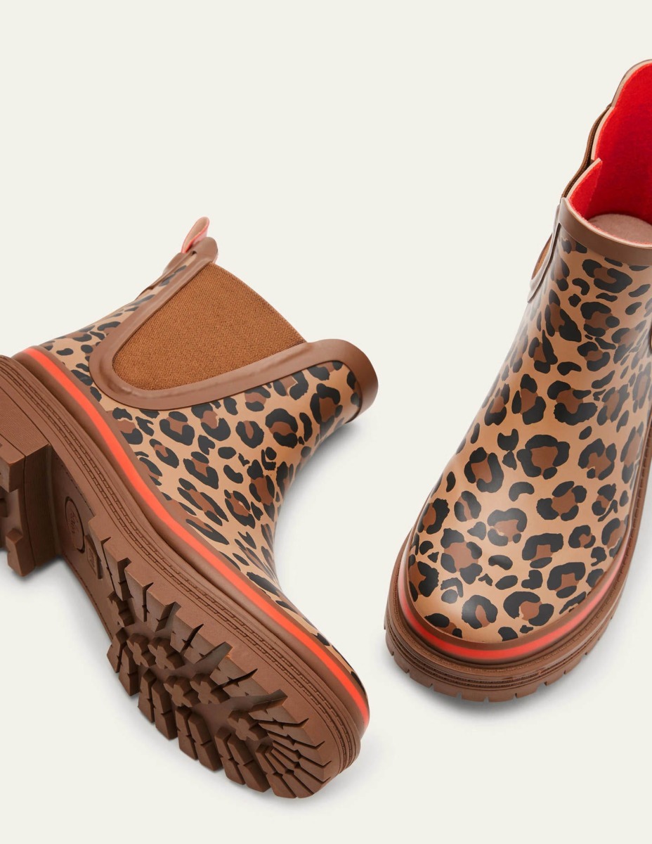 Women's Boots Leopard by Boden GOOFASH