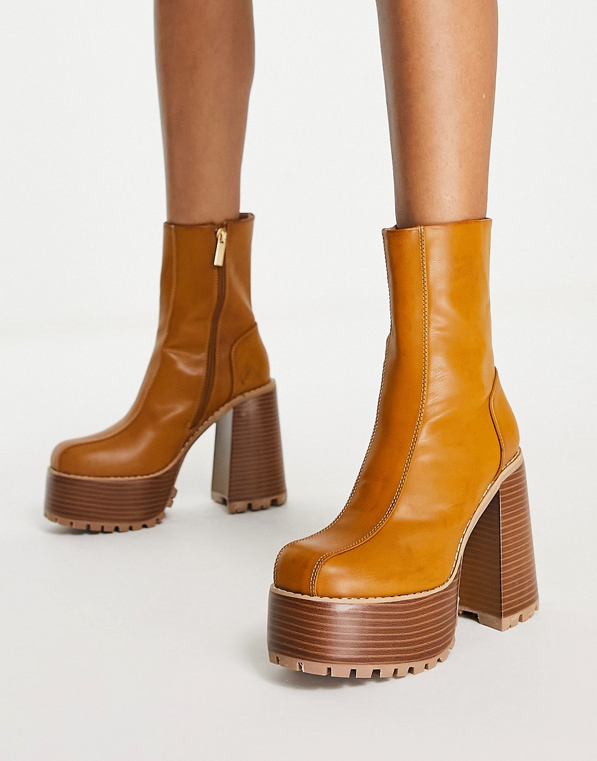 Womens Brown Ankle Boots from Asos GOOFASH